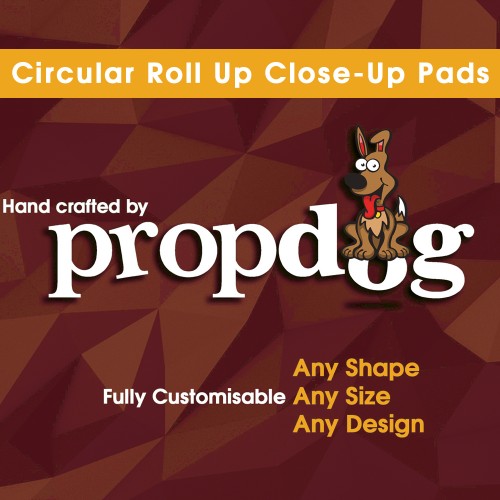 Circular Roll Up Close-Up Pads - Hand Crafted by Propdog